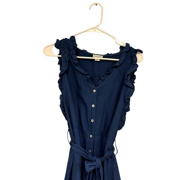 Sundance Antoinette Linen Blend Dress Size Small - Picture 3 of 9